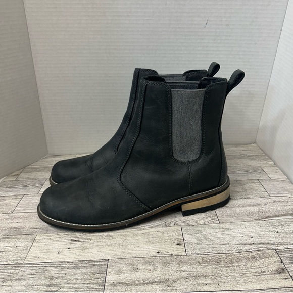Kodiak Alma Chelsea boots black leather womens size 10 - Picture 1 of 7
